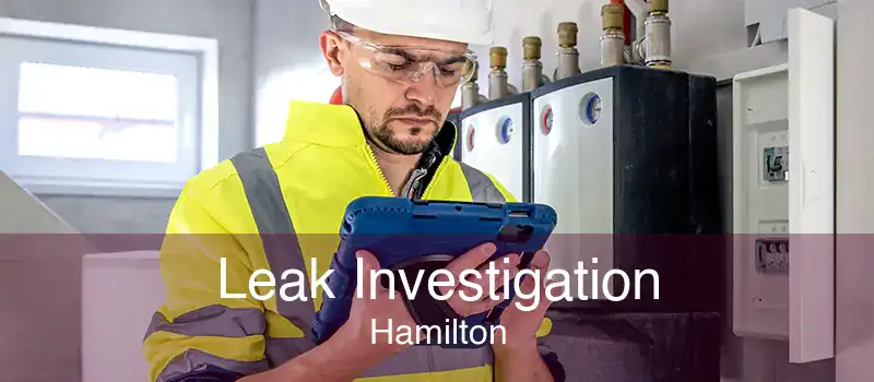 Leak Investigation Hamilton
