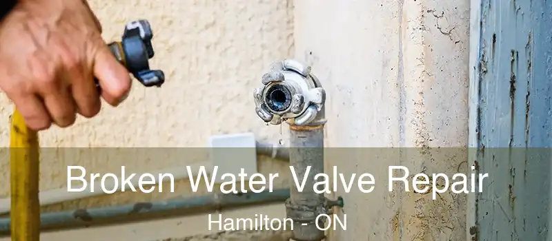  Broken Water Valve Repair Hamilton - ON